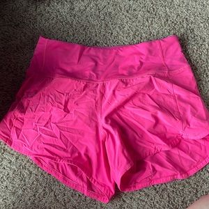 Lululemon hot pink shorts